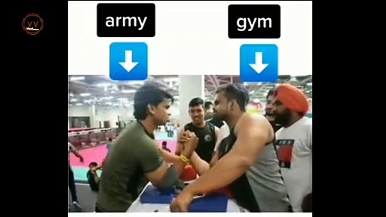 Army Vs gym || देखो gym वाले ने army वाले से लिया पंगा|| from viral videos