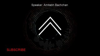 CLOSE YOUR EYES AND LISTEN THIS ! Motivational poem by Amitabh Bachchan  timc motivation