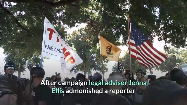 Rudy Giuliani Raises Eyebrows with Press Conference Attacking Election