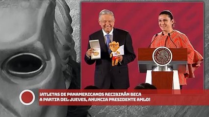 Download Video: ¡Atletas de Panamericanos recibirán beca a partir del jueves, anuncia presidente AMLO!