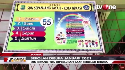 Sekolah Tatap Muka Kembali Dibuka Mulai Januari 2021