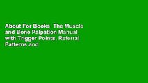 About For Books  The Muscle and Bone Palpation Manual with Trigger Points, Referral Patterns and
