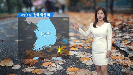 [날씨] 내일 절기 '소설'...전국에 비  / YTN