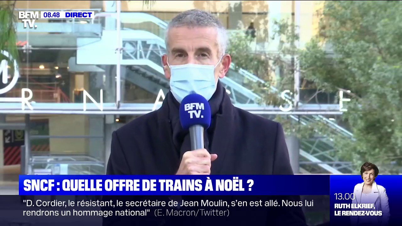 La SNCF "suggère à tous les Français de réserver dès maintenant" leurs billets de train pour les fêtes de Noël