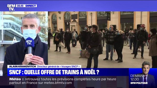 Alain Krakovitch (Voyages SNCF): 100% des trains seront prêts à circuler le 14 décembre, si les conditions sanitaires le permettent