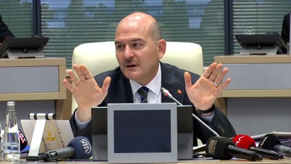 İSTANBUL - İçişleri Bakanı Soylu, AFAD çalışma grupları toplantısında konuştu (7)