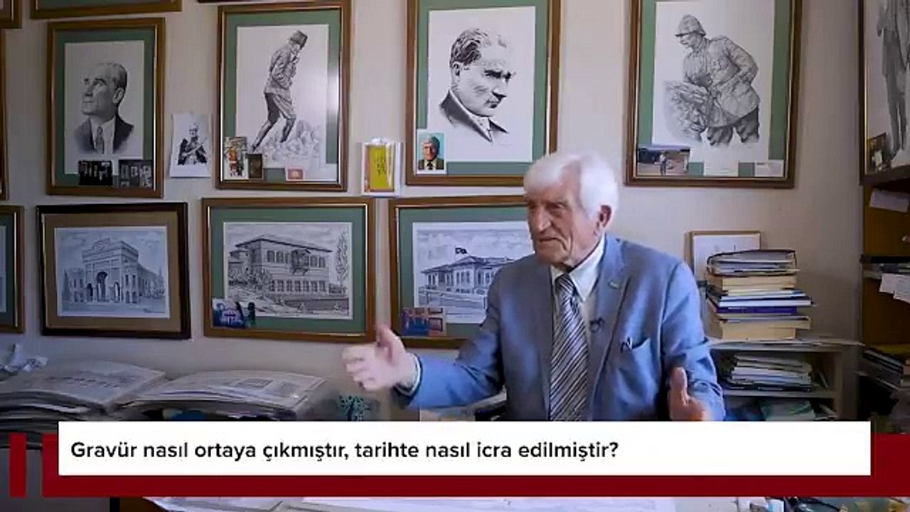 Gravür sanatının son temsilcilerinden, Cemal Akyıldız sanatını anlatıyor