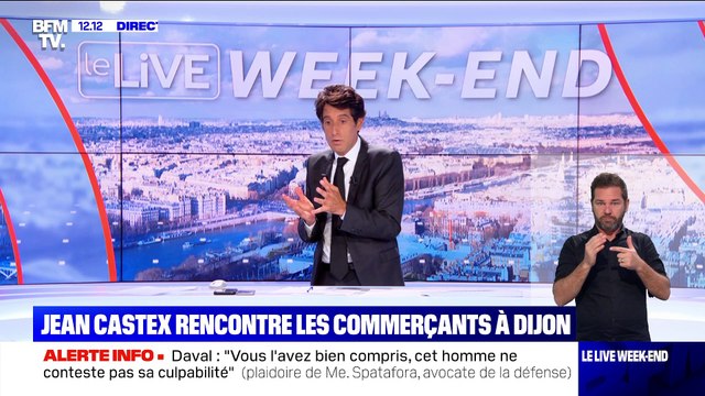 Jean Castex rencontre les commerçants à Dijon - 21/11