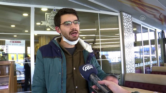 ANKARA - Yeme içme yerleri, paket servis ya da 'gel-al' şeklinde hizmet veriyor