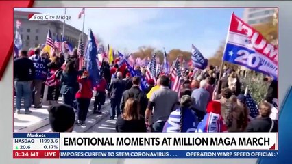 Trump fans get emotional at Million MAGA March   Reaction