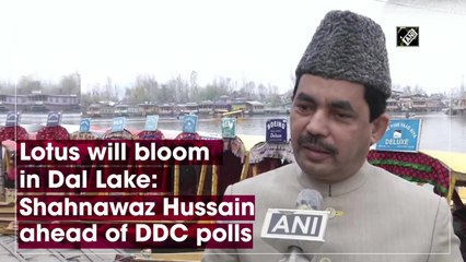 Lotus will bloom in Dal Lake: Shahnawaz Hussain ahead of DDC polls
