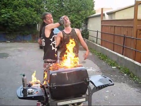 Team FTW VS Xristo & David Storm - CHW Backyard Wrestling