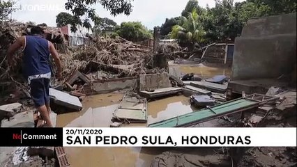 Hondurans return to their homes ravaged by severe flooding