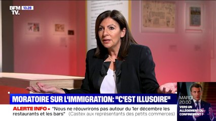 Pour Anne Hidalgo, un moratoire sur l'immigration est "illusoire"