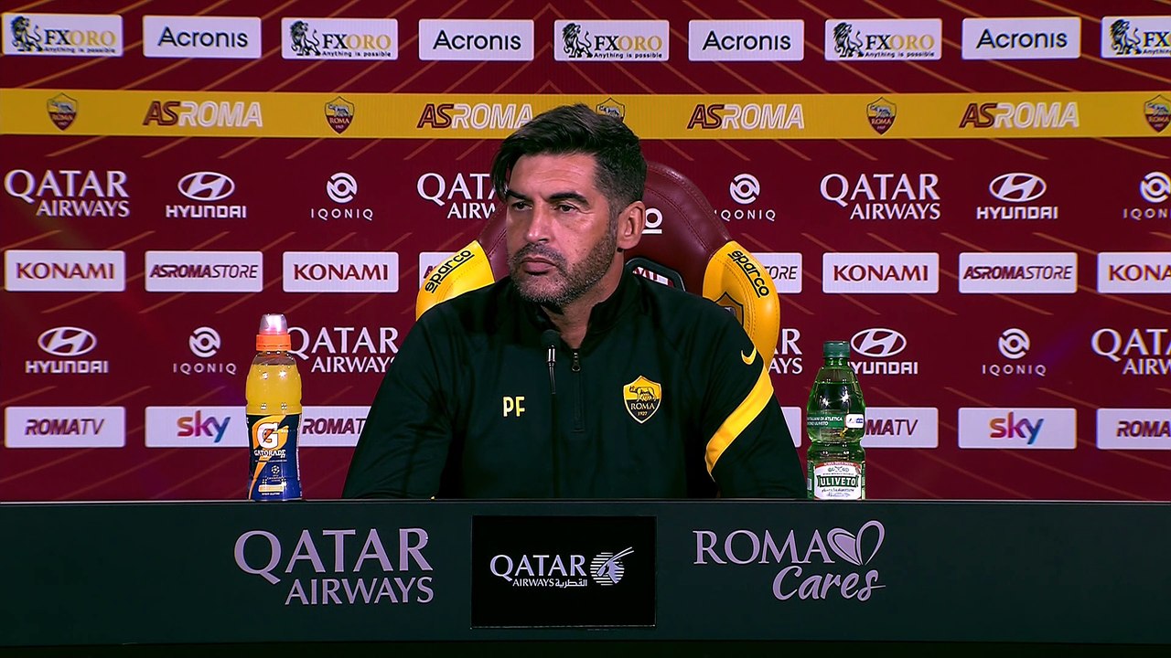 La conferenza stampa di Fonseca prima di Roma-Parma (21/11/2020)