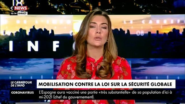 Loi Sécurité globale : Des milliers de personnes manifestent à Paris et dans plusieurs villes contre le texte pénalisant la diffusion d'images des forces de l'ordre, adopté hier par l'Assemblée nationale