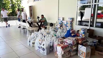 Arrecadação de alimentos é realizada em prol de pessoas em vulnerabilidade social