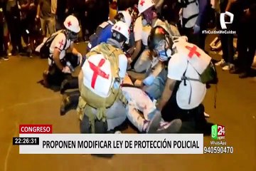 Congreso: Proponen modificar Ley de protección policial