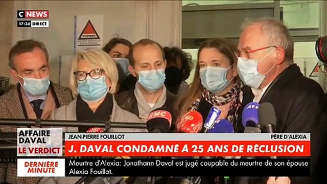 Procès Jonathann Daval - Revoir en intégralité la première réaction de la famille d'Alexia qui se félicite de la condamnation à 25 ans de Jonathann : C'est la fin d'un combat et on va essayer de se reconstruire