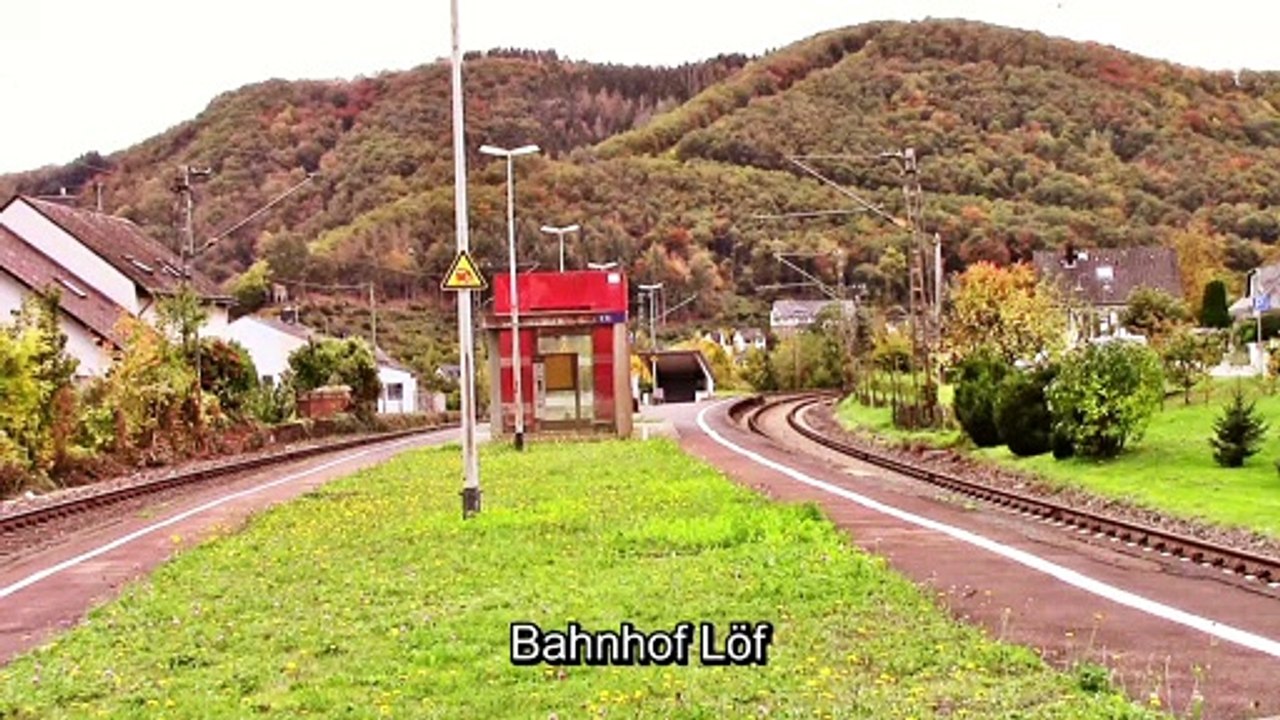 Der Bahnhof in Löf