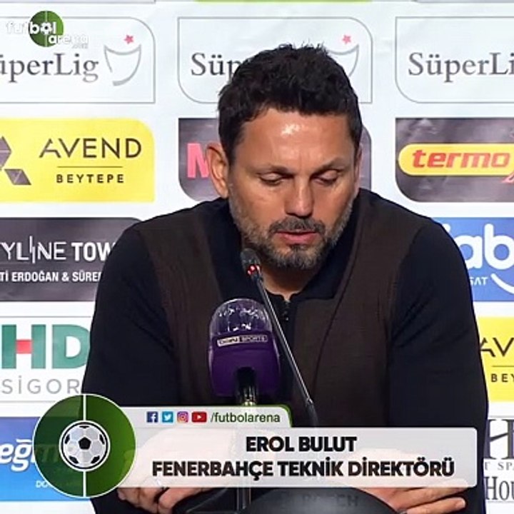 Erol Bulut: "Fikstür konusunda daha dikkatli olunmasını rica ediyorum"