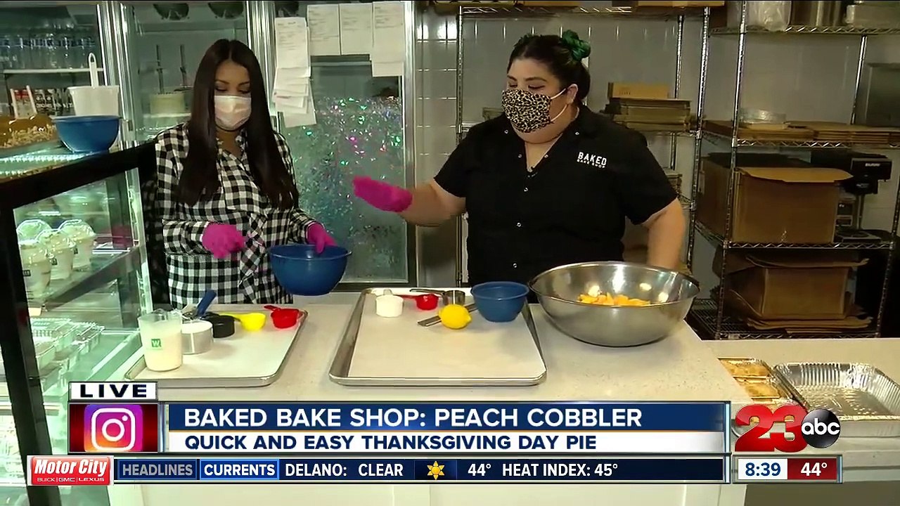 Baked Bake Shop: Peach Cobbler