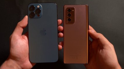 iPhone 12 Pro MAX vs Samsung Galaxy Z FOLD 2 - Speed Test!
