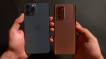 iPhone 12 Pro MAX vs Samsung Galaxy Z FOLD 2 - Speed Test!
