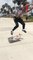 Skaters Perform Tricks On Boardwalk