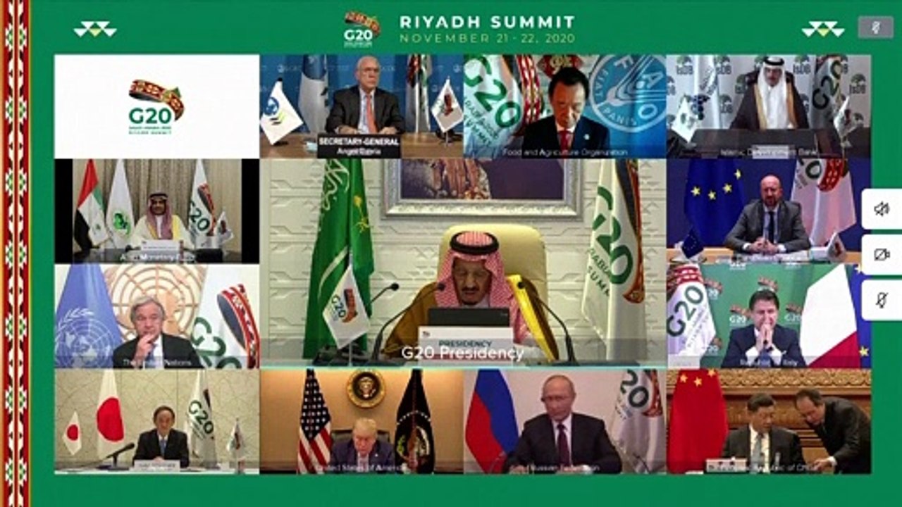 Merkel ruft G20 zu globalem Kampf gegen die Corona-Pandemie auf