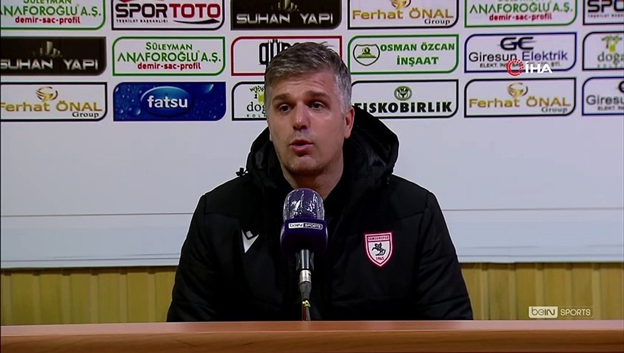 Giresunspor - Samsunspor maçının ardından