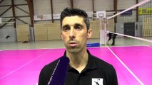 André Sa après la défaite d'Istres Provence Volley contre Béziers