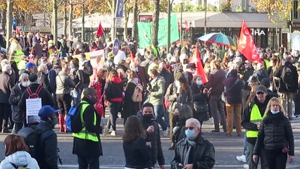 Descargar video: - Fransa’da birçok kentte 'küresel güvenlik' yasası protestosu