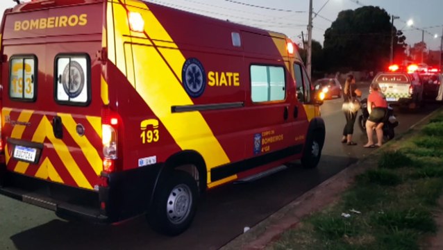 Motorista atinge casal em moto na Av. das Pombas, tenta fugir, mas é localizado pela GM