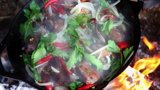 Fire Roasted Wild Doves with Lemongrass with The Outdoors Chef