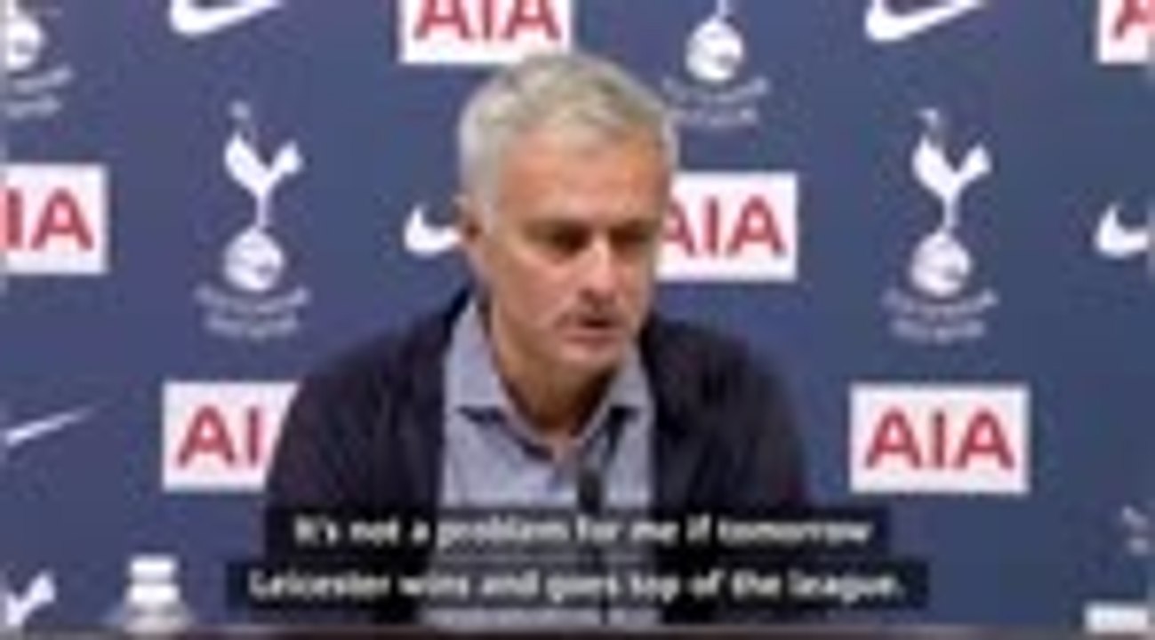 Mourinho not carried away by top of the table Spurs