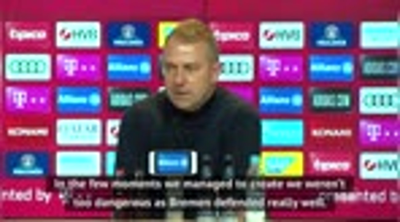 Flick happy with Bayern's point against Bremen