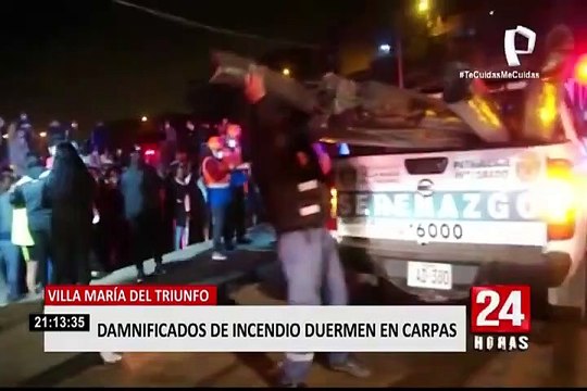 VMT: damnificados por voraz incendio piden ayuda a las autoridades