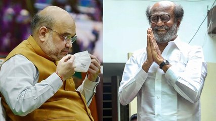 Amit Shah discusses Rajinikanth factor with RSS ideologue Gurumurthy in Chennai