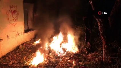 Kuşadası’nda metruk bina yangını korkuttu