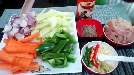 ৩ টি সবজি দিয়ে চিকেন চাইনিজ ভেজিটেবল রান্না Bangladeshi Chinese vegetables Recipe _ Vegetables