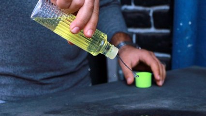 Bakkaldan aldığı 80 derecelik kolonya limonlu su çıktı