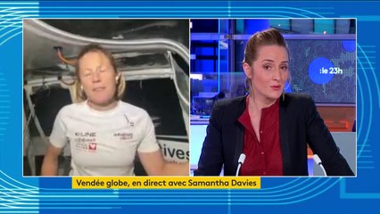 Vendée Globe : "Mon autre objectif est aussi de sauver les enfants, c'est l'objectif solidaire", souligne Samantha Davies