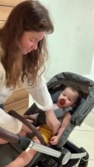 Andie Eigenmann and Lilo Unboxing Their New Strada Pushchair