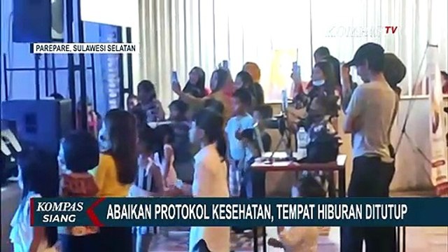 Kedapatan Langgar Protokol Kesehatan, Petugas Tutup Paksa Tempat Hiburan Malam!