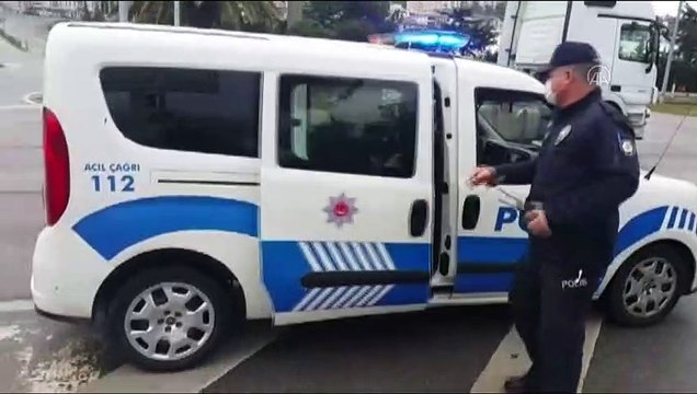 SAMSUN - KPSS'ye geç kalan öğrenci için emniyet ekipleri seferber oldu