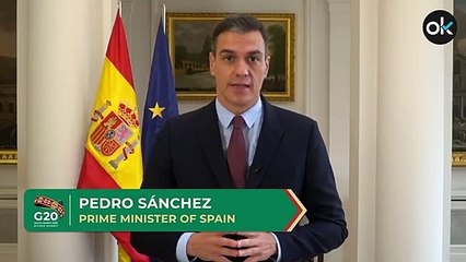 Sánchez presume de ser líder mundial pese a estar en el G20 como invitado