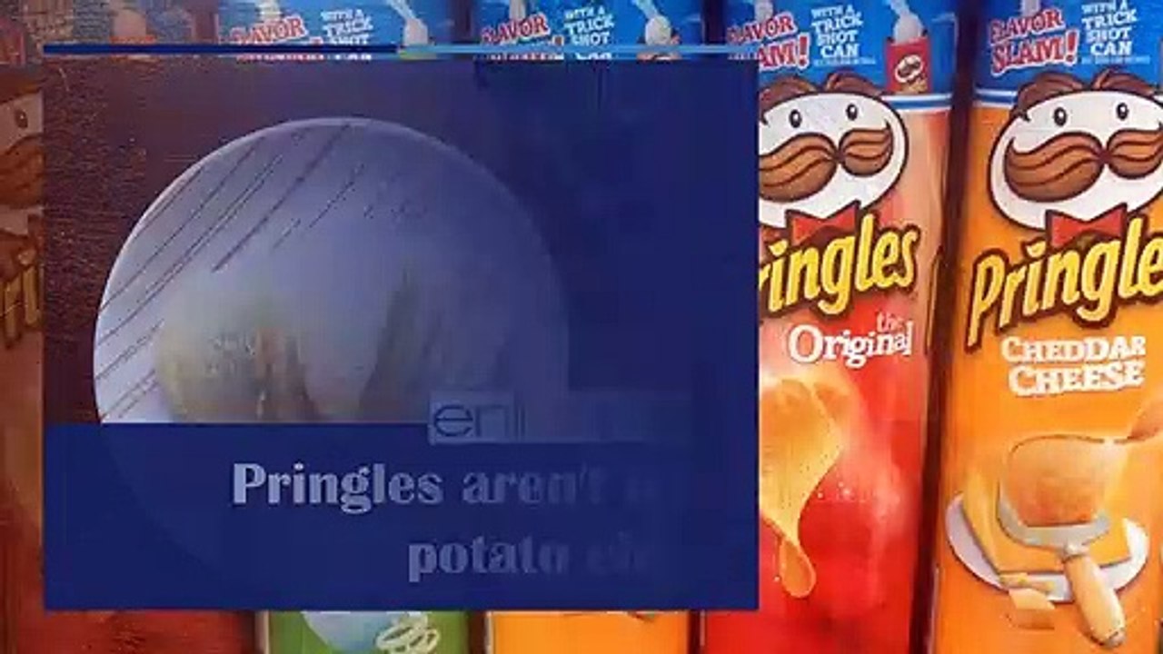 Pringles are not technically potato chips.