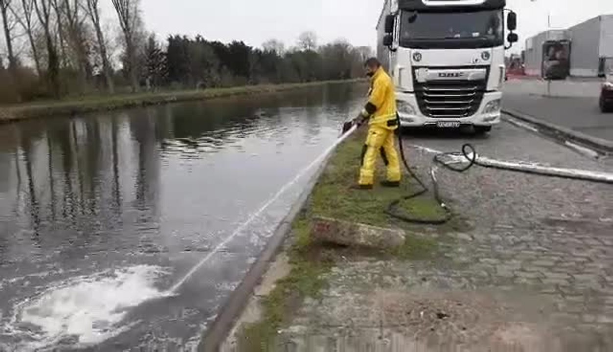 Antoing Tournai pollution escaut 22.11.2020