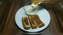 Garlic Bread Toast, Domino's Style, Garlic Bread with Cheese Dip, Garlic Bread Toast Recipe,
